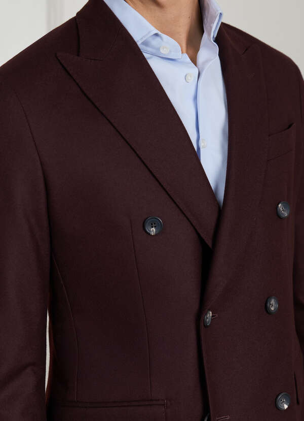 Wool Double Breasted Blazer -Woven in Italy - 2 Wool Double Breasted Blazer -Woven in Italy - 2