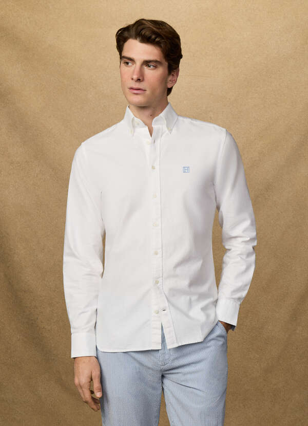 Classic Fit Branded Oxford Shirt - 2