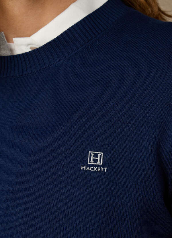 Cotton Branded Crew Neck Jumper - 2 Cotton Branded Crew Neck Jumper - 2