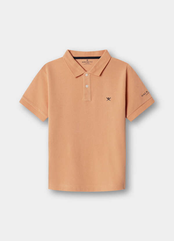 Classic Fit Short Sleeve Branded Logo Polo