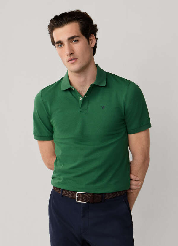 Slim Fit Short Sleeve Logo Pique Polo Slim Fit Short Sleeve Logo Pique Polo