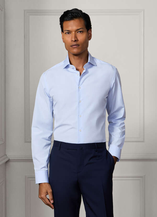 Tailored Fit Formal Poplin Shirt - 2