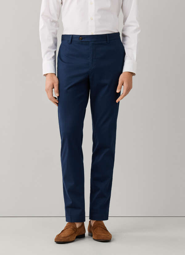 Slim Fit Kensington Ribbed Stretch Chino - 2