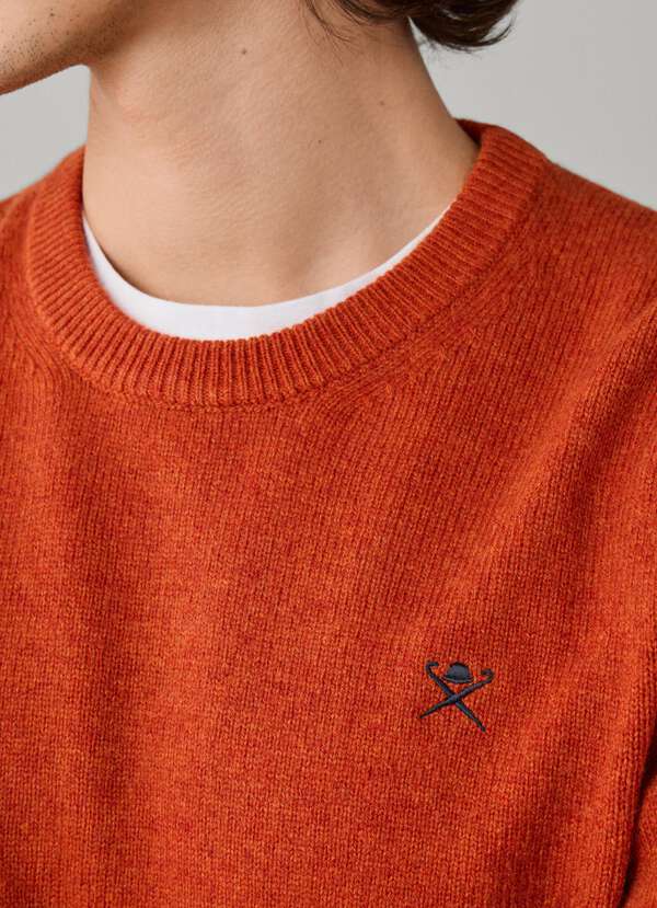 Lambswool Crew Neck Jumper - 2