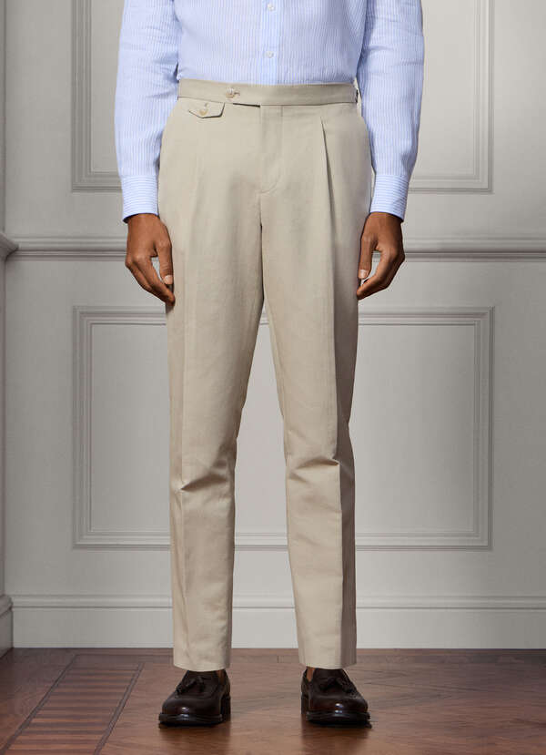 Classic Fit Sanderson Cotton-Linen Chinos - 2