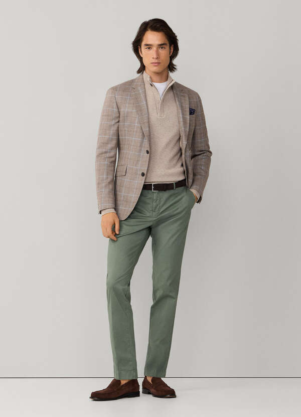 Slim Fit Kensington Stretch Cotton Chino