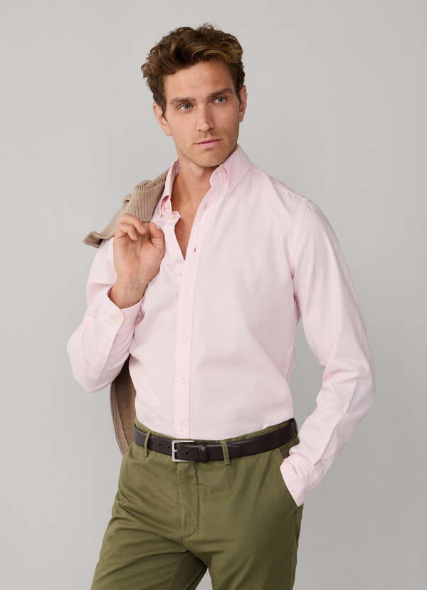 Tailored Fit Garment Dyed Oxford Shirt Tailored Fit Garment Dyed Oxford Shirt