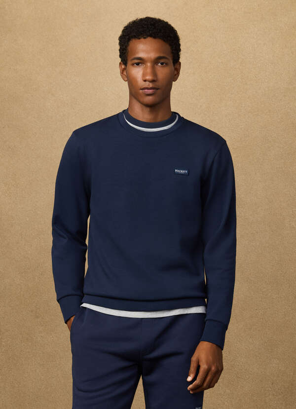 Branded Badge Crew-Neck Sweat - 2 Branded Badge Crew-Neck Sweat - 2
