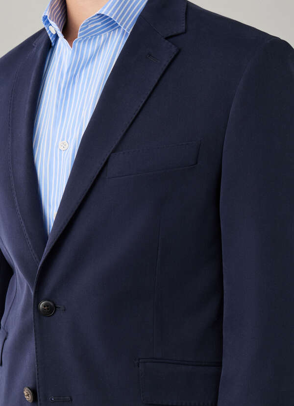 Stretch Cotton Blend Blazer - 2