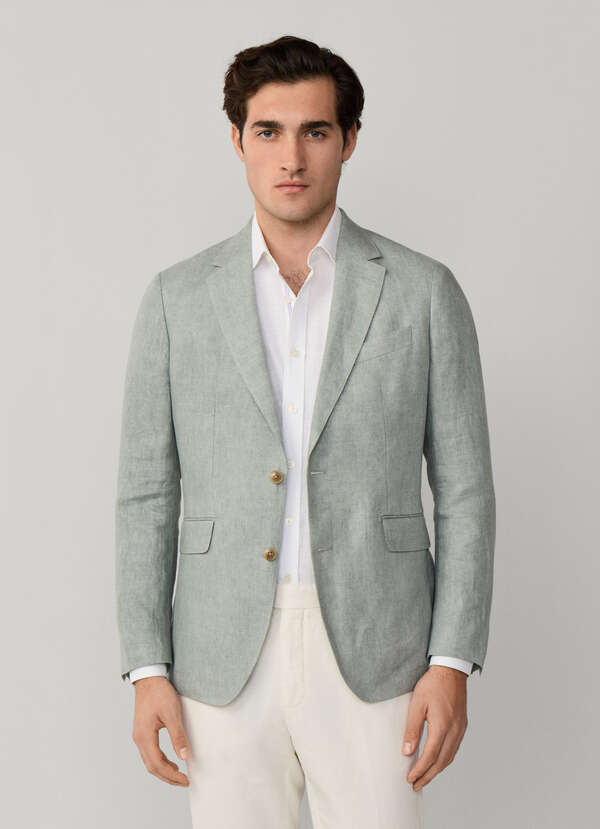 Linen Delave Hopsack Blazer - 2 Linen Delave Hopsack Blazer - 2