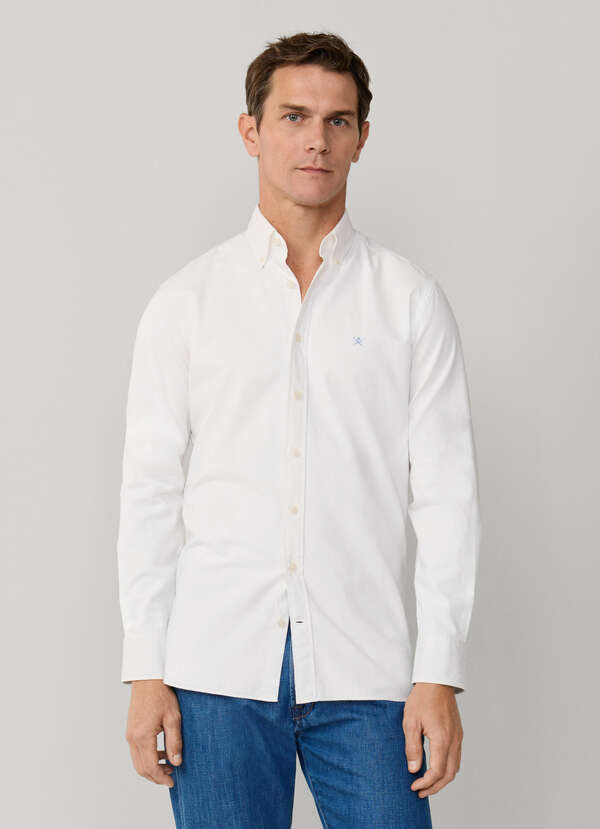 Tailored Fit Garment Dyed Oxford Shirt - 2 Tailored Fit Garment Dyed Oxford Shirt - 2