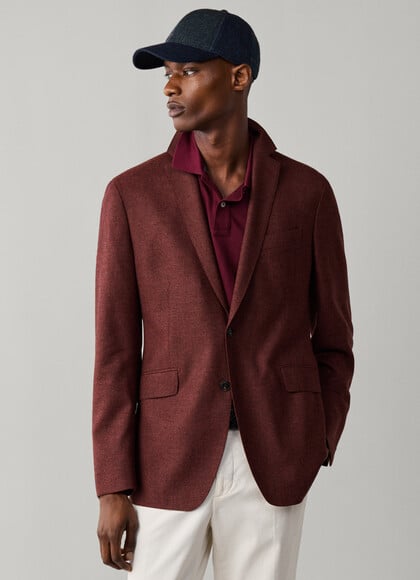 Italian Wool Performance Flannel Blazer