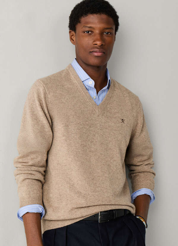 Lambswool V-Neck Jumper Lambswool V-Neck Jumper