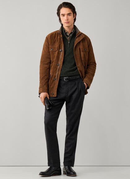 Regular Fit Eton Double Pleat Trousers