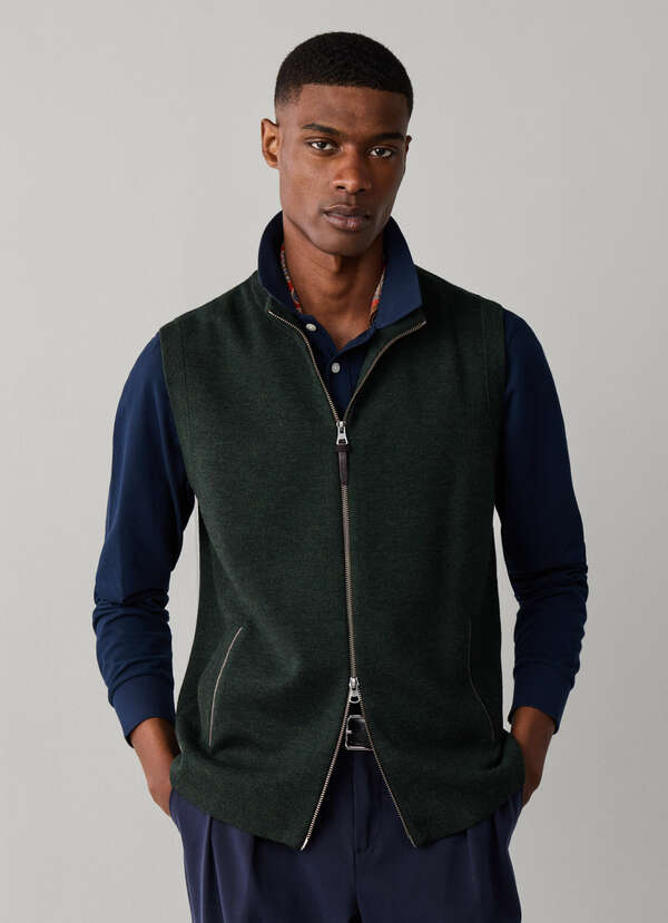 Merino Wool Milano Knit Vest Merino Wool Milano Knit Vest