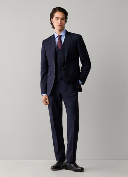 Wool Suit Trouser - Woven In England