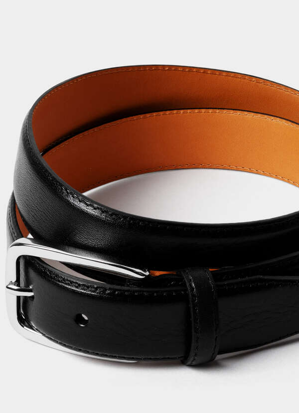 Formal Leather Dress Belt - 2