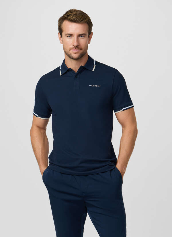 Classic Fit Short Sleeve Tipped Polo - 2