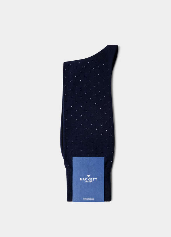 Mercerised Cotton Polka Dot Sock - 2