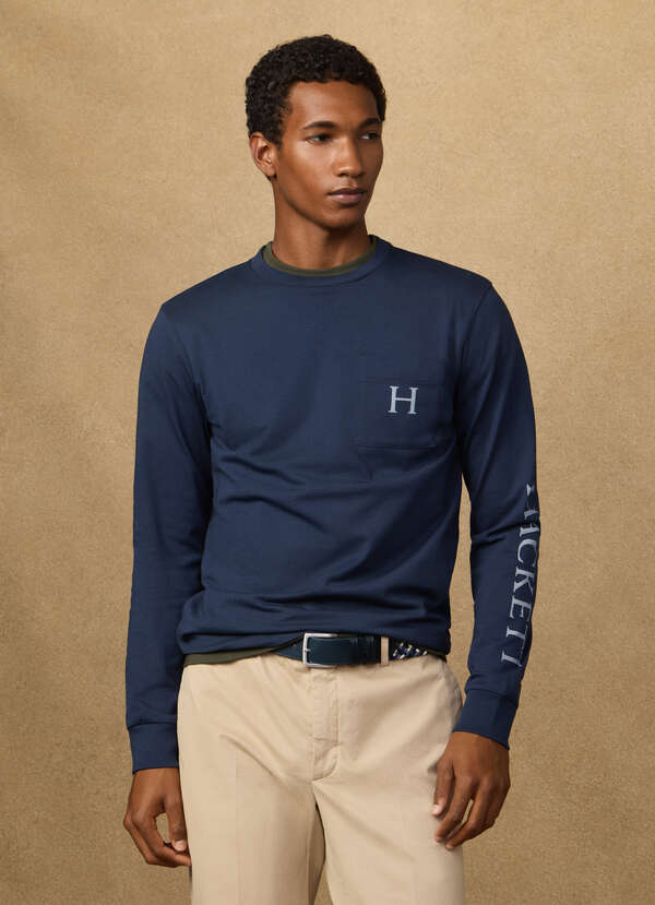 Classic Fit Peaks Long Sleeve T-Shirt Classic Fit Peaks Long Sleeve T-Shirt