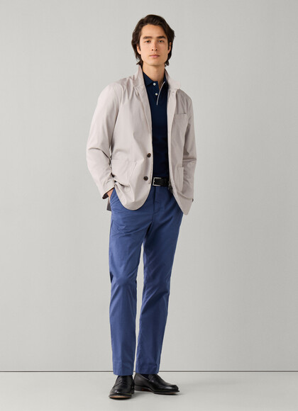 Slim Fit Kensington Textured Canvas Chino
