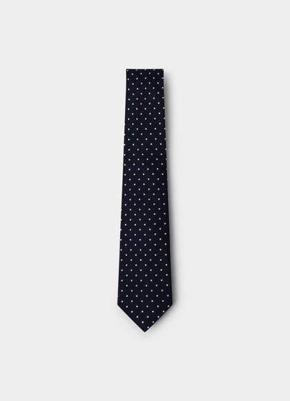Mayfair Dot Silk Twill Tie
