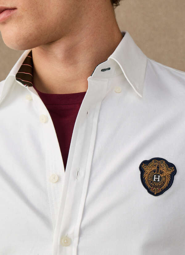 Classic Fit Country Crest Oxford Shirt - 2