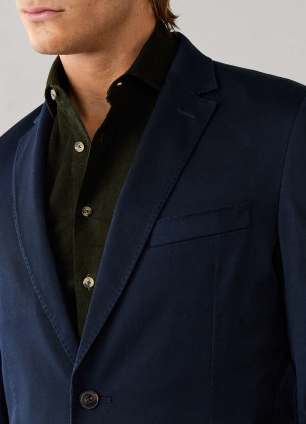 Stretch Cotton Blazer - 2 Stretch Cotton Blazer - 2