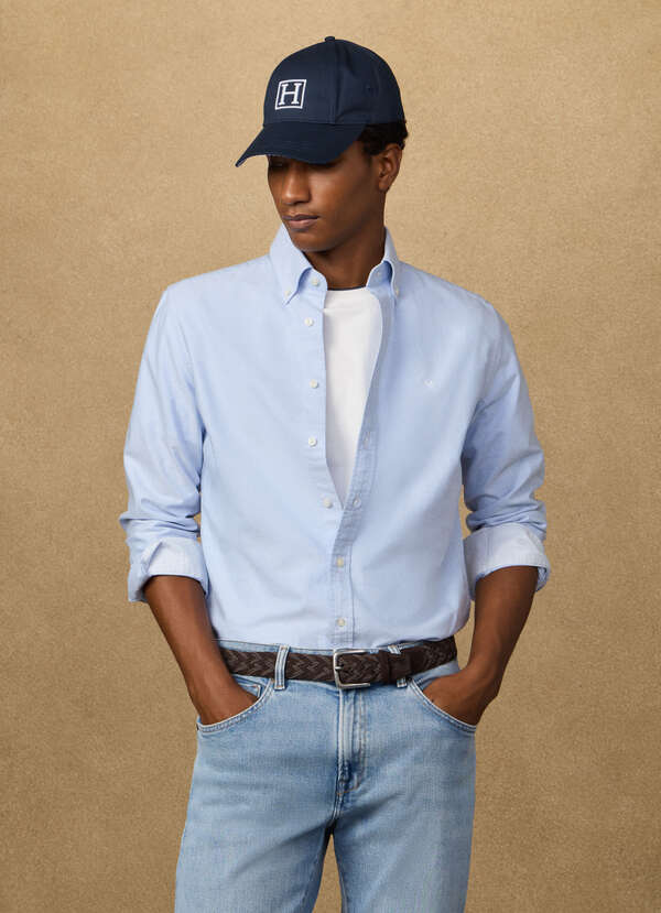 Classic Fit Branded Oxford Shirt