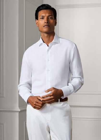 Tailored Fit Linen Shirt