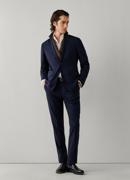 Travel Natural Stretch Wool Suit