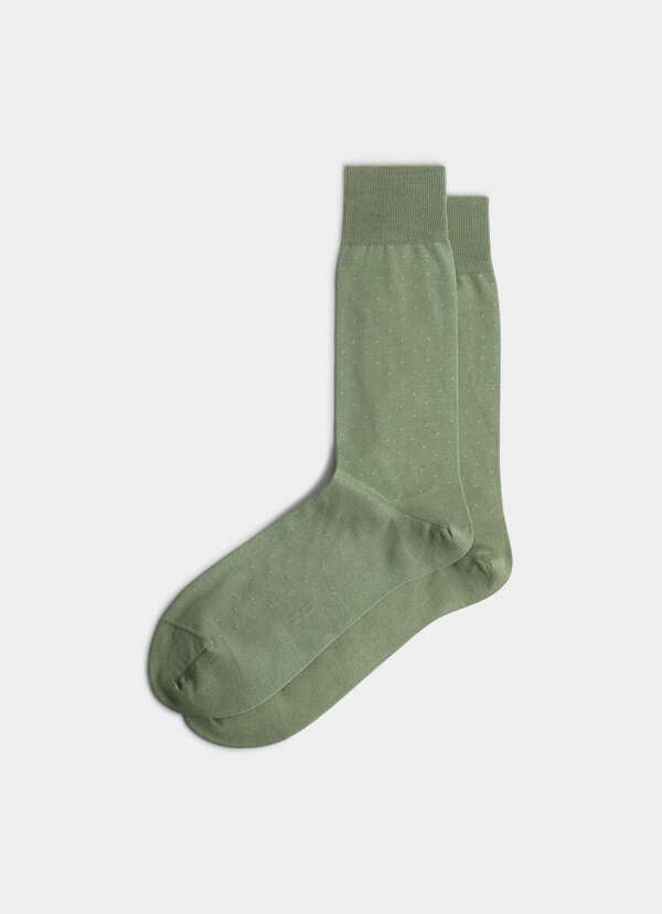 Mercerised Cotton Polka Dot Sock Mercerised Cotton Polka Dot Sock