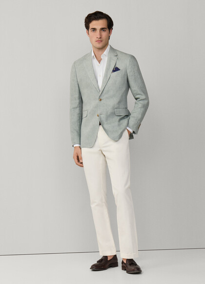 Slim Fit Kensington Linen Chino