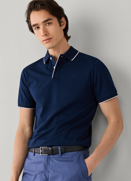 Classic Fit Short Sleeve Mercerised Polo