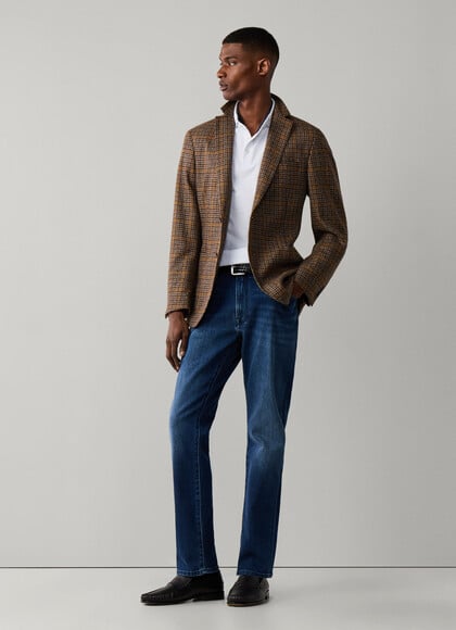 Classic Fit Lux Vintage Wash Denim