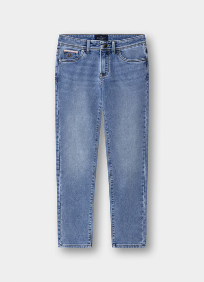 Regular Fit 5 Pocket Light Wash Denim