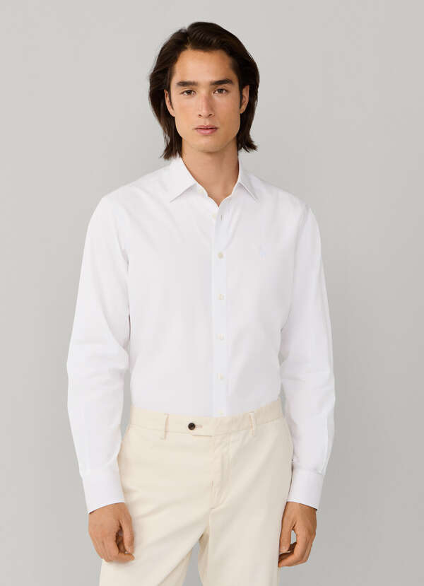 Classic Fit End-On-End Solid Shirt - 2
