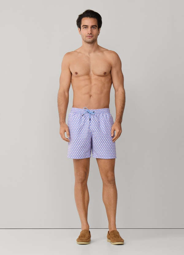 Seashell Print Swim Trunk - 2 Seashell Print Swim Trunk - 2