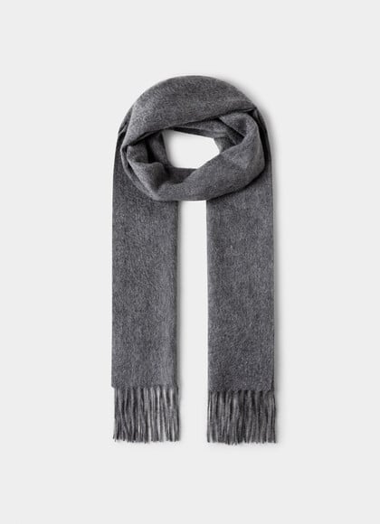 Pure Cashmere Solid Scarf