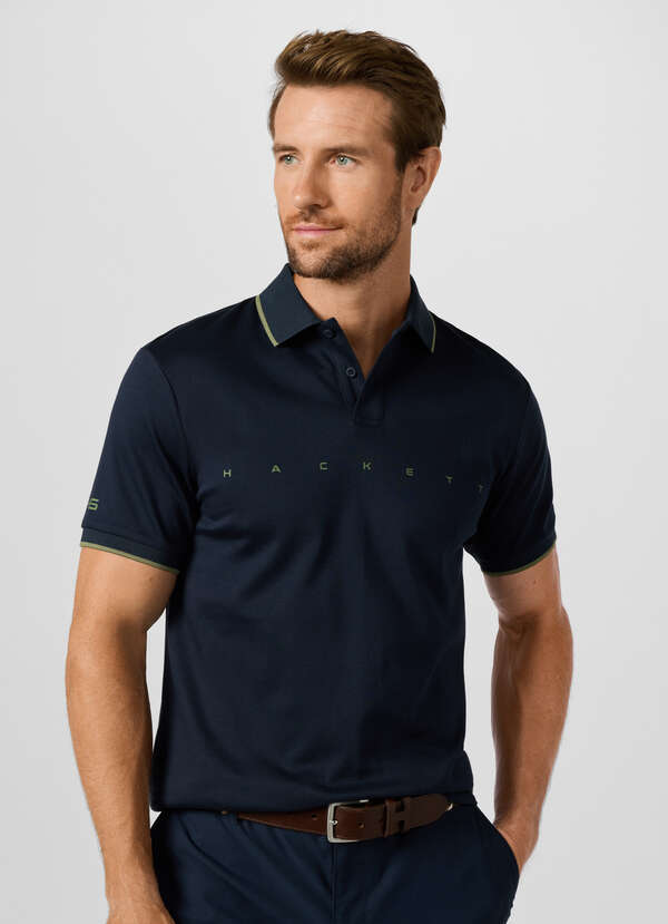 Classic Fit Short Sleeve Branded Polo