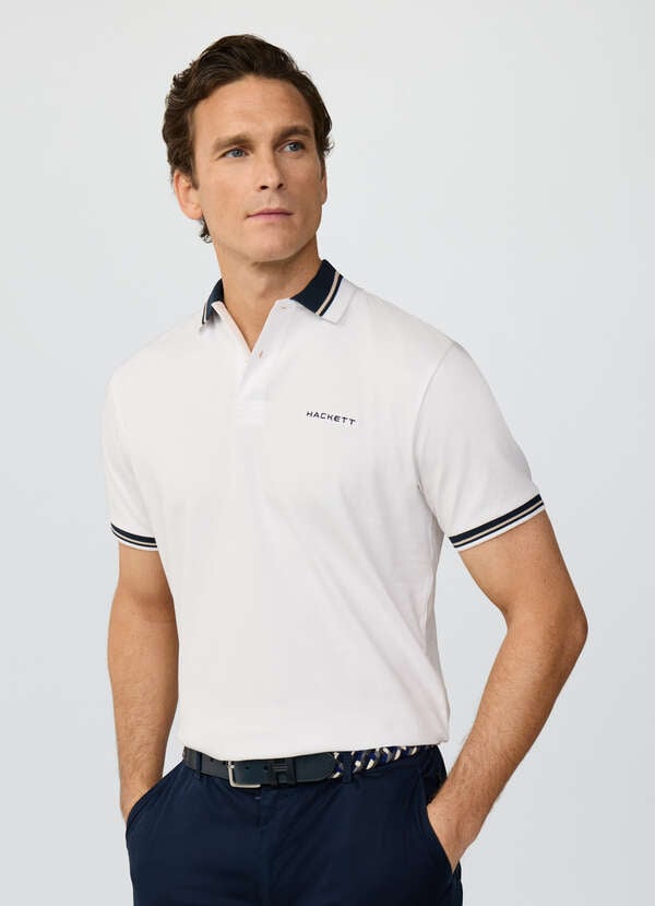 Classic Fit Short Sleeve Club Collar Polo Classic Fit Short Sleeve Club Collar Polo