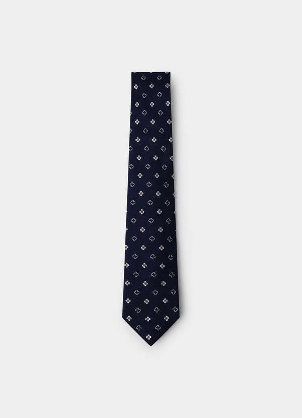 Geometric Flower Silk Tie Geometric Flower Silk Tie