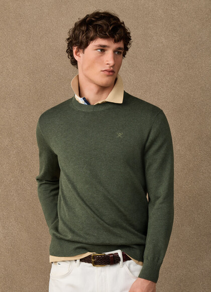 Cotton Crew-Neck Jumper