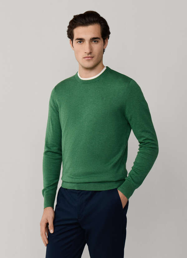 Cotton-Silk Crew-Neck Jumper - 2