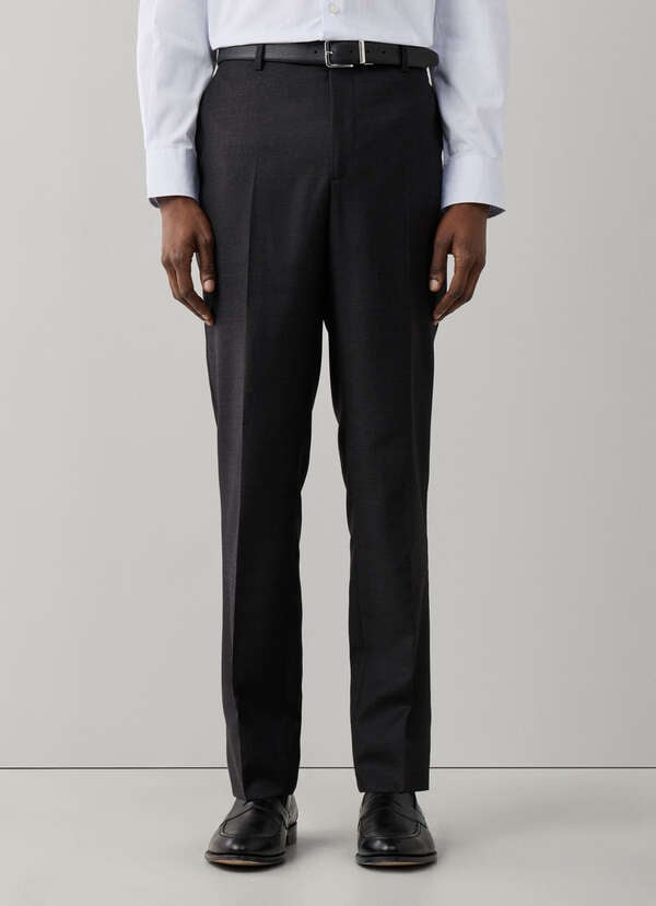 Wool Suit Trouser - Woven In England - 2 Wool Suit Trouser - Woven In England - 2