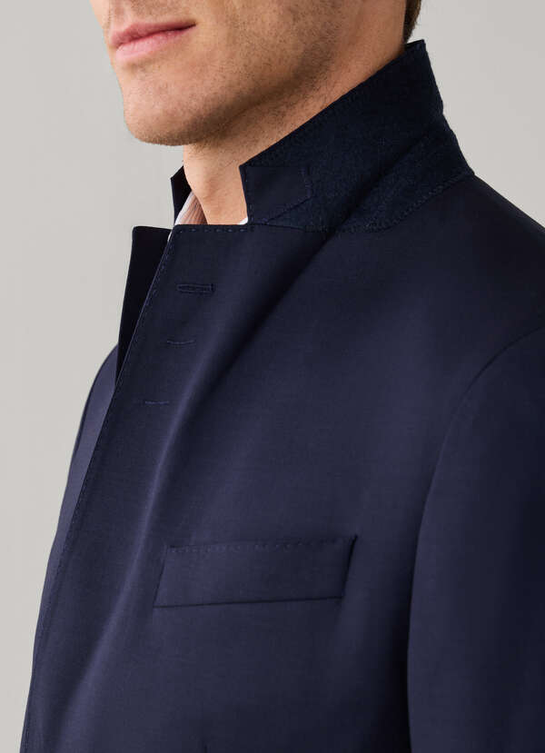 Wool Stretch Travel Blazer - Woven in Italy - 2