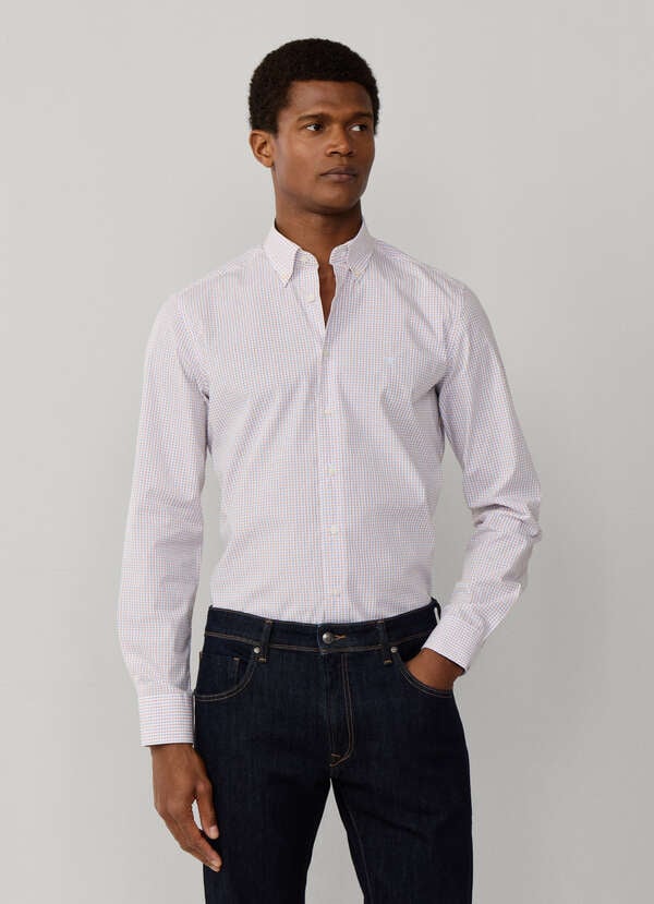 Classic Fit City Tattersall Poplin Shirt - 2 Classic Fit City Tattersall Poplin Shirt - 2