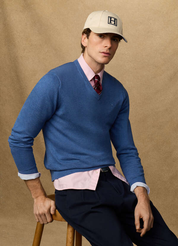 Cotton V-Neck Jumper Cotton V-Neck Jumper