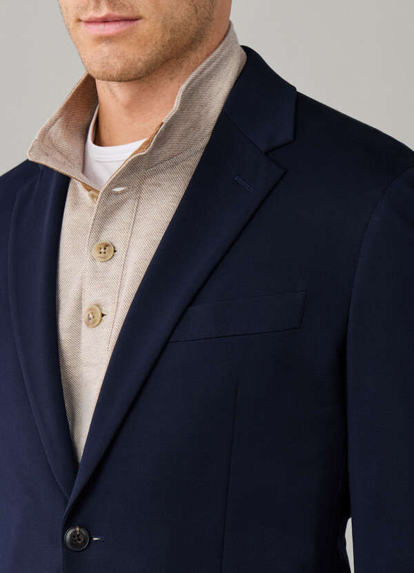 Pima Cotton Pique Travel Blazer - 2 Pima Cotton Pique Travel Blazer - 2