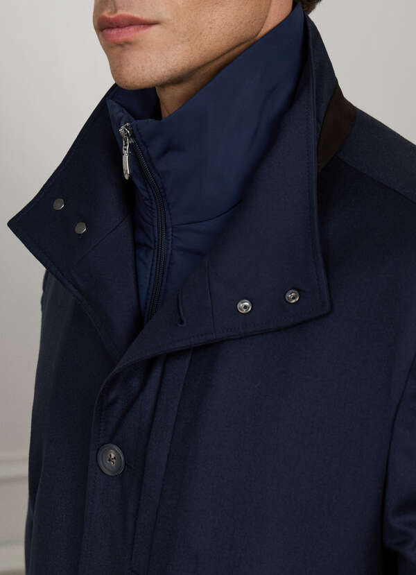 Wool Flannel Water Resistant Parka  - 2